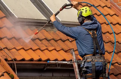 Démoussage et hydrofuge de toiture à Saint-Hernin
